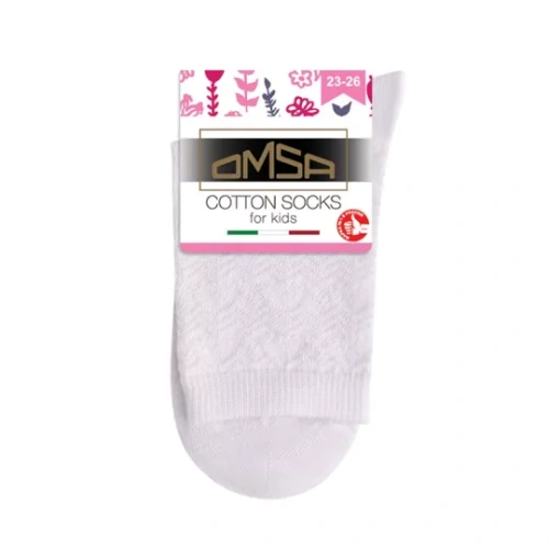 OMSA носки детские ажур 22A02 bianco р.23-26